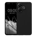TPU Hülle mit Kameraschutz für Xiaomi Poco M6 4G in Schwarz matt