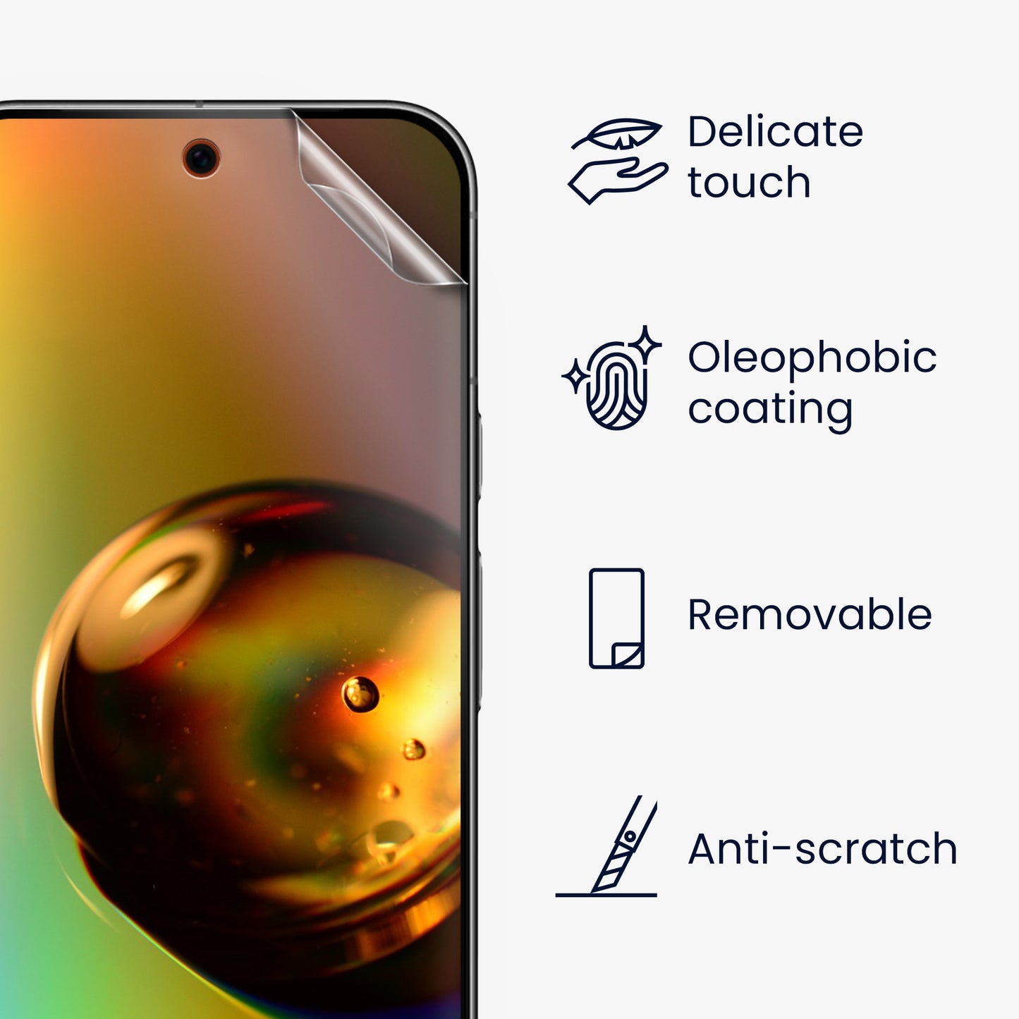 3x Folie kristallklar für Google Pixel 10 / Pixel 10 Pro / Pixel 9 Pro