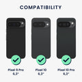3x Folie kristallklar für Google Pixel 10 / Pixel 10 Pro / Pixel 9 Pro