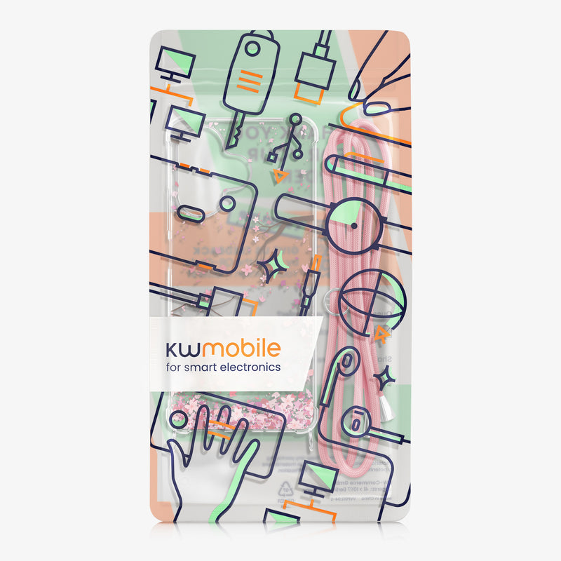 kwmobile Necklace Case kompatibel mit Xiaomi Redmi 13 Hülle Silikon Cover mit Handykette