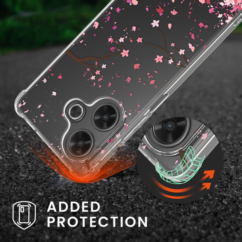kwmobile Necklace Case kompatibel mit Xiaomi Redmi 13 Hülle Silikon Cover mit Handykette