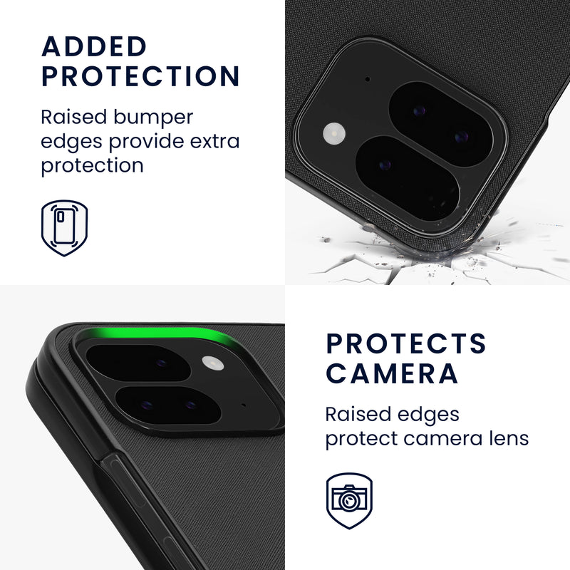 kwmobile Flip Hardcase kompatibel mit Google Pixel 9 Pro Fold - Hülle für Foldable Handy - Handyhülle