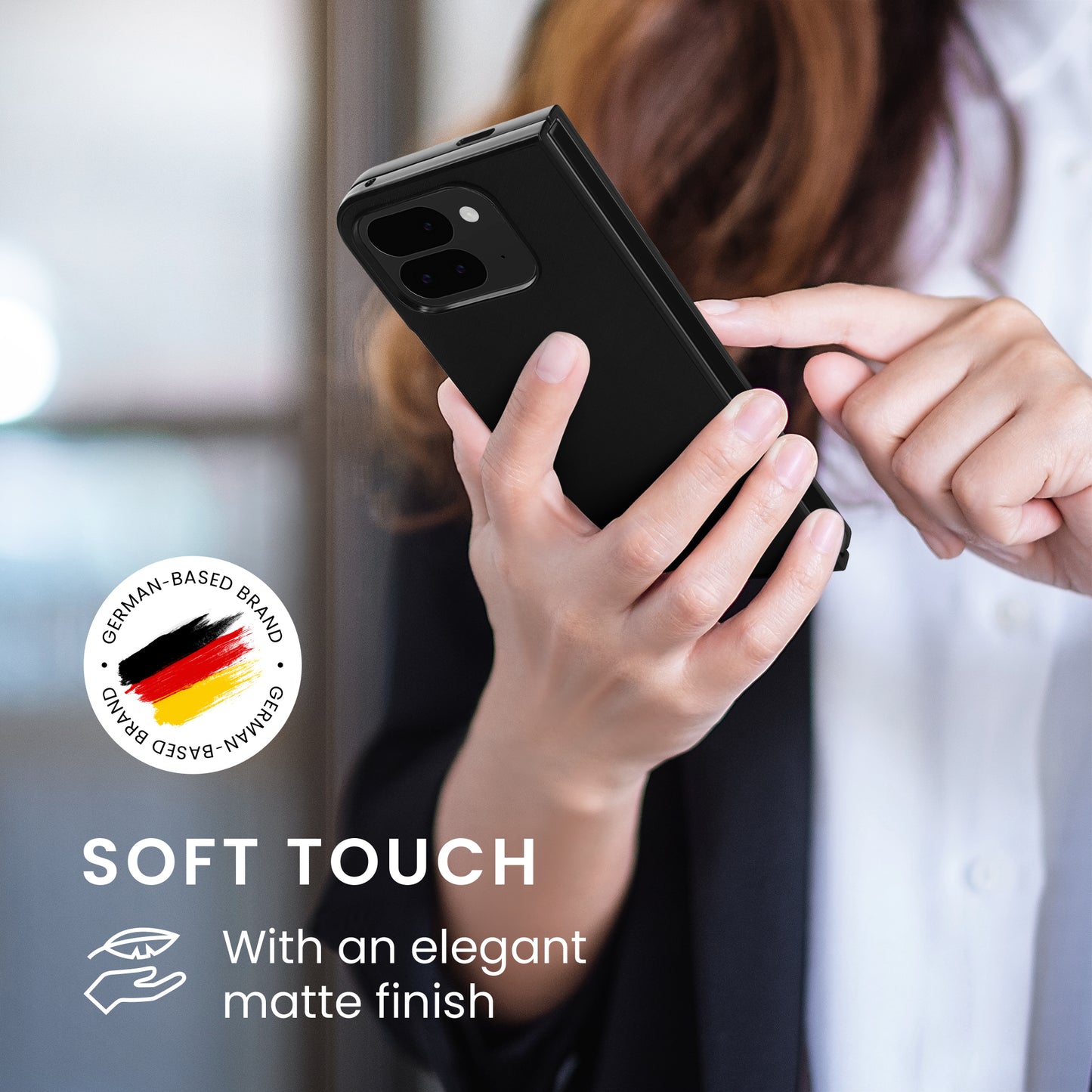 kwmobile Flip Hardcase kompatibel mit Google Pixel 9 Pro Fold - Hülle für Foldable Handy - Handyhülle