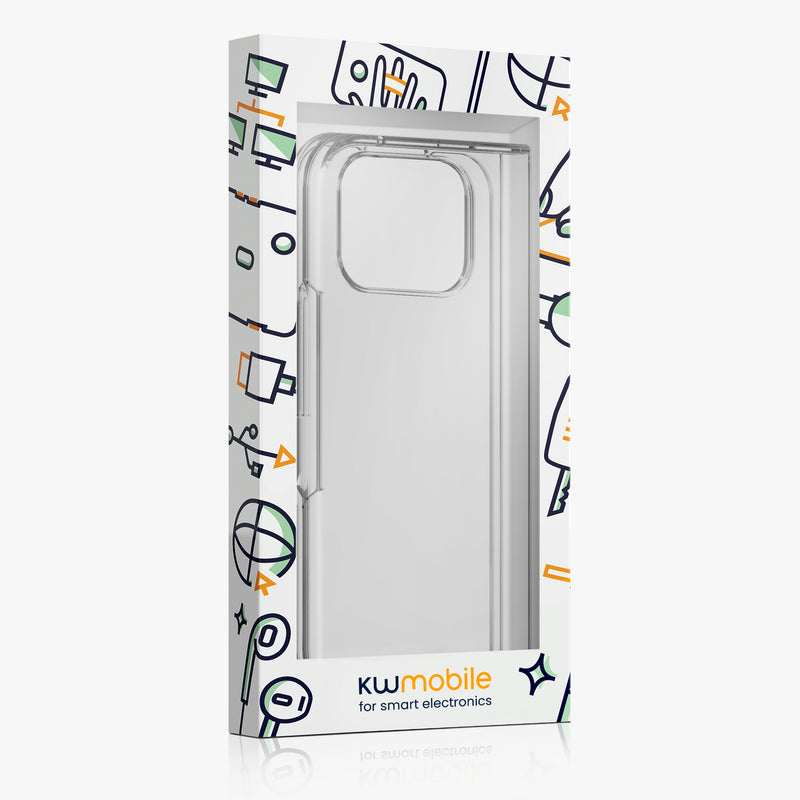 kwmobile Hülle kompatibel mit Google Pixel 9 Pro Fold Case Faltbare Handyhülle mit Rahmen Robustes Cover