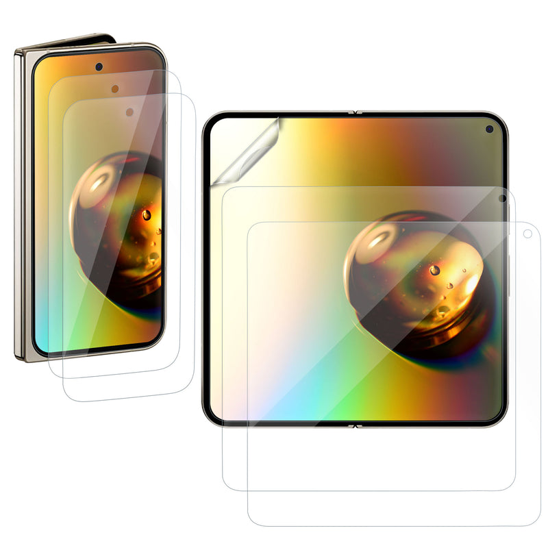 kwmobile Displayschutzfolie für innen und außen kompatibel mit Google Pixel 9 Pro Fold