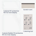 kwmobile Displayschutzfolie für innen und außen kompatibel mit Google Pixel 9 Pro Fold
