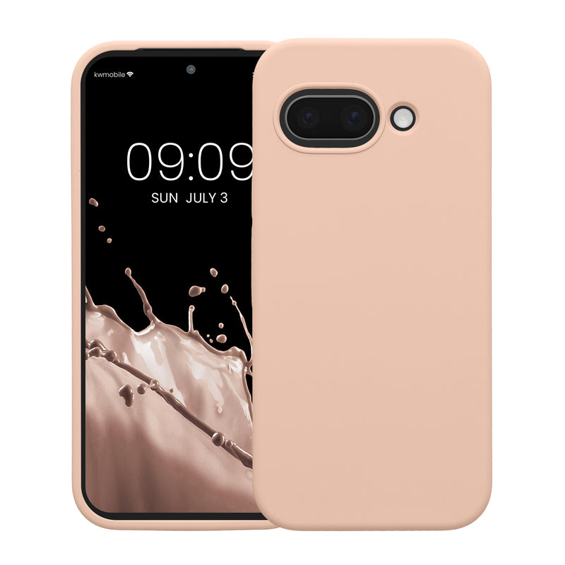 kwmobile Handyhülle für Google Pixel 9a Hülle, für Pixel 9a Case - Hülle Silikon - kabelloses Laden