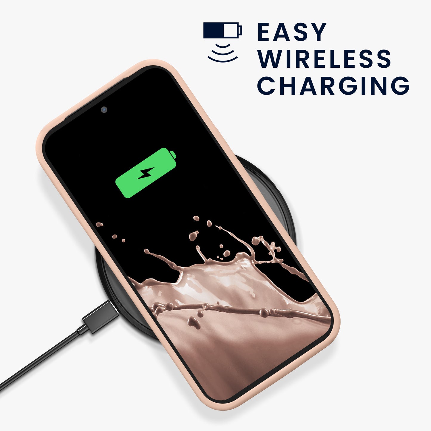 kwmobile Handyhülle für Google Pixel 9a Hülle, für Pixel 9a Case - Hülle Silikon - kabelloses Laden