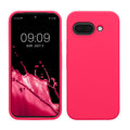 kwmobile Handyhülle für Google Pixel 9a Hülle, für Pixel 9a Case - Hülle Silikon - kabelloses Laden - Neon Pink Neon Pink  