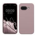 kwmobile Handyhülle für Google Pixel 9a Hülle, für Pixel 9a Case - Hülle Silikon - kabelloses Laden - Nude Lilac Nude Lilac  