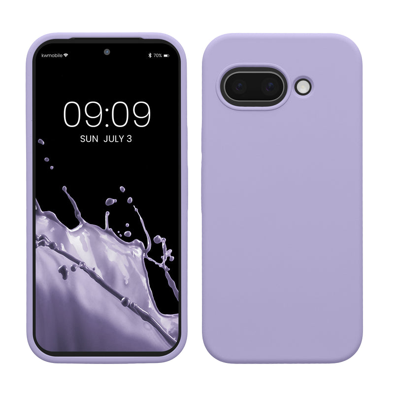 kwmobile Handyhülle für Google Pixel 9a Hülle, für Pixel 9a Case - Hülle Silikon - kabelloses Laden - Lavendel Lavendel  