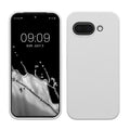 kwmobile Handyhülle für Google Pixel 9a Hülle, für Pixel 9a Case - Hülle Silikon - kabelloses Laden - Weiß matt Weiß matt  