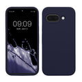 kwmobile Handyhülle für Google Pixel 9a Hülle, für Pixel 9a Case - Hülle Silikon - kabelloses Laden - Deep Ocean Deep Ocean  