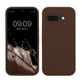 kwmobile Handyhülle für Google Pixel 9a Hülle, für Pixel 9a Case - Hülle Silikon - kabelloses Laden - Chocolate Chocolate  