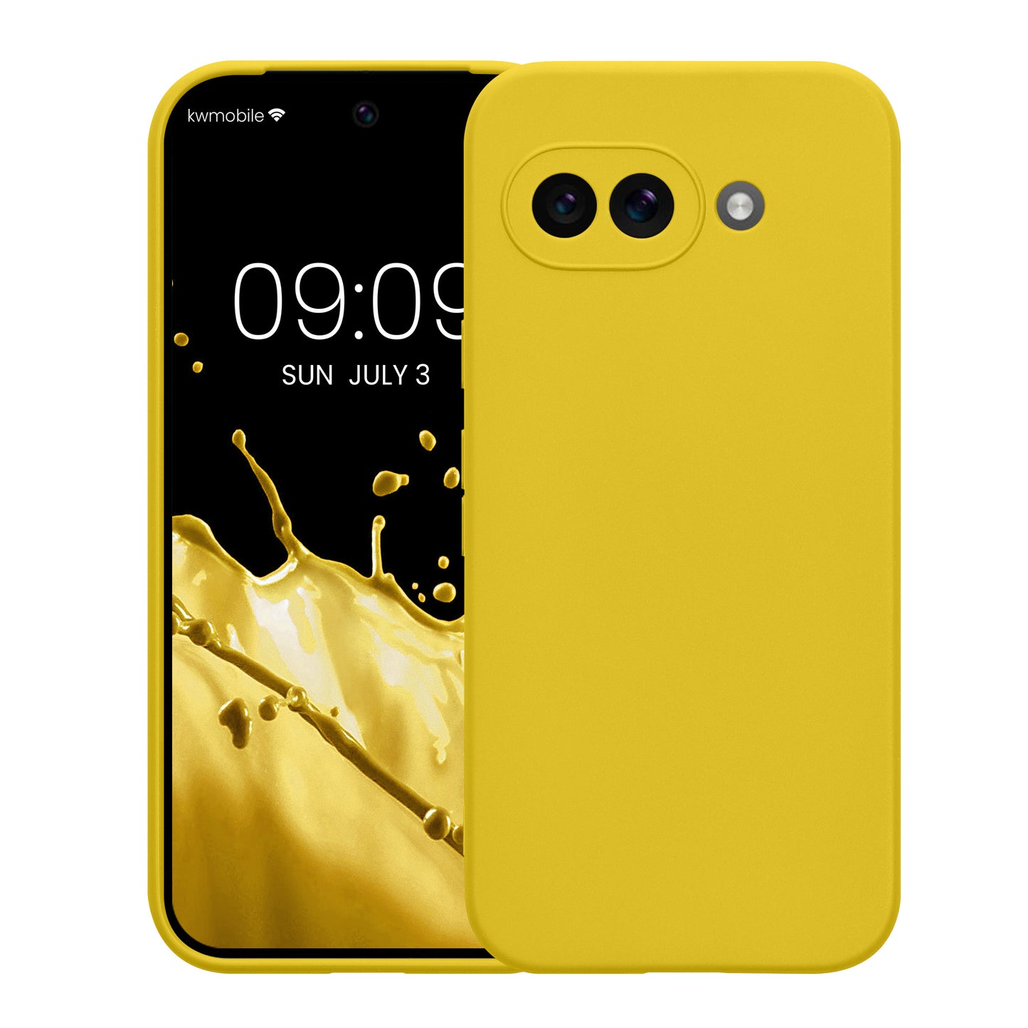 kwmobile Handyhülle für Google Pixel 9a Hülle weiches Handy Silikon Case Schutzhülle Cover