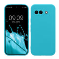 kwmobile Handyhülle kompatibel mit Google Pixel 9a Hülle - Handy Case aus weichem Silikon in Cool Glacier Cool Glacier  