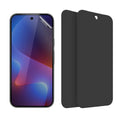 kwmobile 3x Sichtschutz Schutzfolie für Google Pixel 9a Folie - Displayschutz Privacy Screen Protector - Sichtschutzfolie Handyfolie Displayfolie - Blickschutzfolie Transparent  
