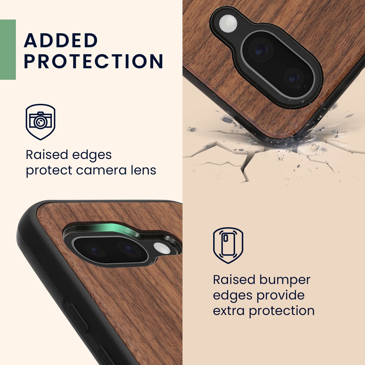 kwmobile Hülle kompatibel mit Google Pixel 9a Hülle - Case - Handy Cover - TPU Handyhülle Kompass Vintage