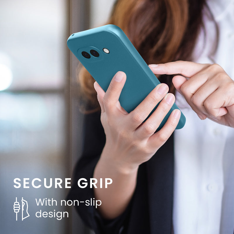 kwmobile Handyhülle für Google Pixel 9a Hülle - weiche Silikon Case - Schutzhülle Cover