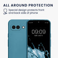 kwmobile Handyhülle für Google Pixel 9a Hülle - weiche Silikon Case - Schutzhülle Cover