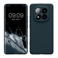 kwmobile Handyhülle kompatibel mit Xiaomi Redmi Note 14 Pro+ 5G / Redmi Note 14 Pro Plus 5G Hülle - Handy Case aus weichem Silikon in Dunkler Schiefer Dunkler Schiefer  