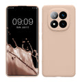 kwmobile Handyhülle kompatibel mit Xiaomi Redmi Note 14 Pro+ 5G / Redmi Note 14 Pro Plus 5G Hülle - Handy Case aus weichem Silikon in Coconut Swirl Coconut Swirl  
