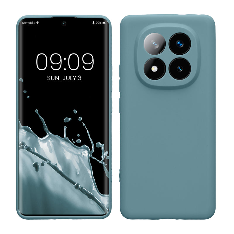 kwmobile Handyhülle kompatibel mit Xiaomi Redmi Note 14 Pro+ 5G / Redmi Note 14 Pro Plus 5G Hülle - Handy Case aus weichem Silikon in Antique Stone Antique Stone  
