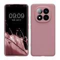 kwmobile Handyhülle kompatibel mit Xiaomi Redmi Note 14 Pro+ 5G / Redmi Note 14 Pro Plus 5G Hülle - Handy Case aus weichem Silikon in Altrosa matt Altrosa matt  