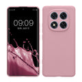 kwmobile Handyhülle kompatibel mit Xiaomi Redmi Note 14 Pro 5G / Poco X7 Hülle - Handy Case aus weichem Silikon in Altrosa matt Altrosa matt  