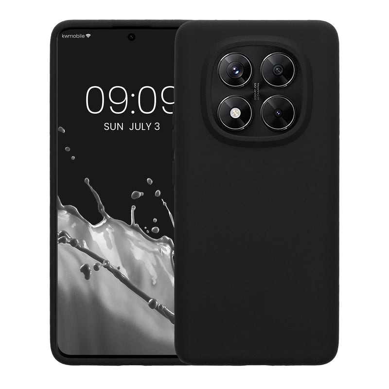 kwmobile Handyhülle für Xiaomi Redmi Note 14 Pro 5G / Redmi Note 14 Pro+ 5G / Poco X7 Hülle - Case Silikon - Kabelloses Laden - Schutzhülle Cover