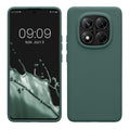 kwmobile Hülle kompatibel mit Xiaomi Redmi Note 14 Pro 5G / Redmi Note 14 Pro+ 5G / Poco X7 Hülle - Silikon Handy Case - Handyhülle weiche Oberfläche - kabelloses Laden - Blaugrün Blaugrün  