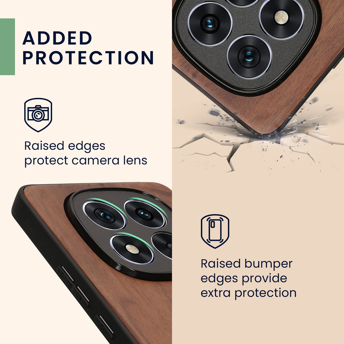kwmobile Hülle kompatibel mit Xiaomi Redmi Note 14 Pro+ 5G / Redmi Note 14 Pro Plus 5G Hülle - Handy Cover - TPU Handyhülle Kompass Vintage