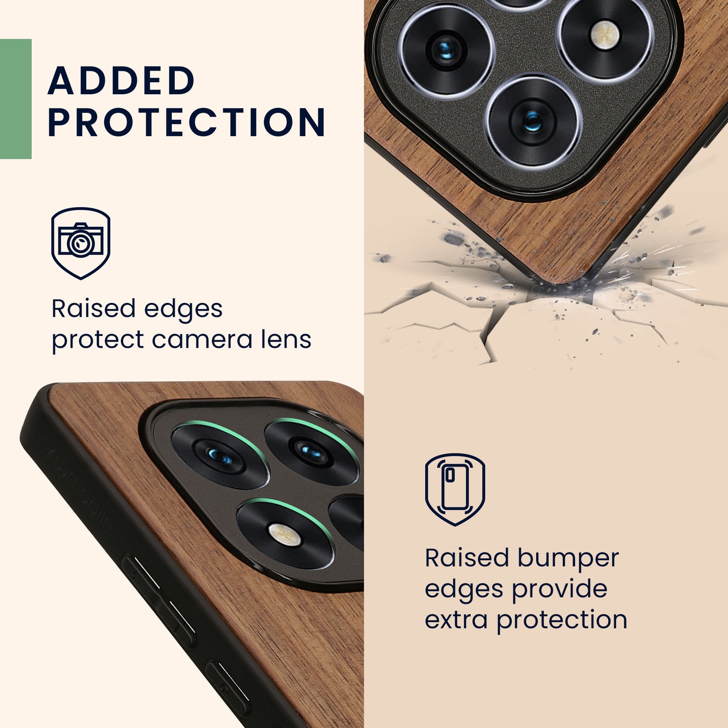 kwmobile Hülle kompatibel mit Xiaomi Redmi Note 14 Pro 5G / Poco X7 Hülle - Handy Cover - TPU Handyhülle Kompass Vintage