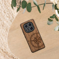 kwmobile Hülle kompatibel mit Xiaomi Redmi Note 14 Pro 5G / Poco X7 Hülle - Handy Cover - TPU Handyhülle Kompass Vintage