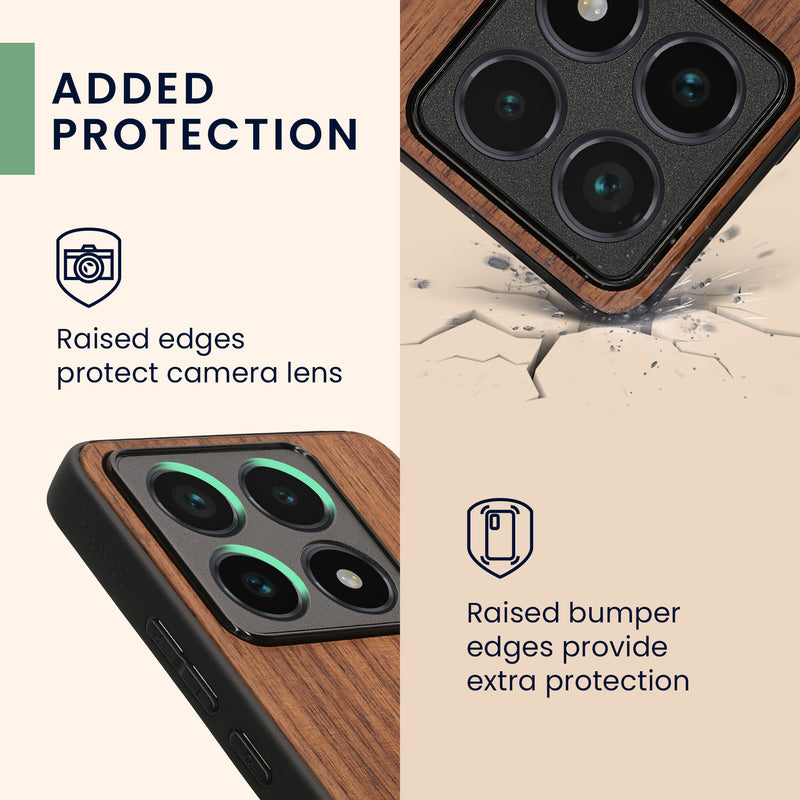 kwmobile Hülle kompatibel mit Xiaomi 14T Pro Handy Cover TPU Handyhülle Kompass Vintage