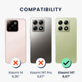 3x Folie kompatibel mit Xiaomi 14T