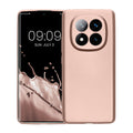 kwmobile Handyhülle kompatibel mit Xiaomi Redmi Note 14 Pro+ 5G / Redmi Note 14 Pro Plus 5G Hülle - weiche Silikon Case metallisch schimmernd