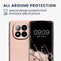 kwmobile Handyhülle kompatibel mit Xiaomi Redmi Note 14 Pro+ 5G / Redmi Note 14 Pro Plus 5G Hülle - weiche Silikon Case metallisch schimmernd