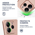 kwmobile Handyhülle für Xiaomi Redmi Note 14 5G (Nicht für 4G) Hülle - weiche Silikon Case metallisch schimmernd - Schutzhülle Cover