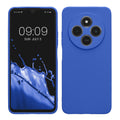 kwmobile Handyhülle kompatibel mit Xiaomi Redmi 14C / Poco C75 Hülle - Handy Case aus weichem Silikon in Baltik Blau Baltik Blau  