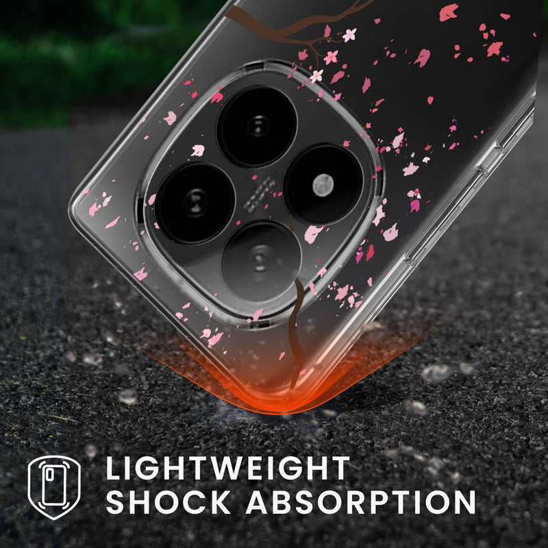 kwmobile Hülle kompatibel mit Xiaomi Redmi Note 14 Pro+ 5G / Redmi Note 14 Pro Plus 5G Handyhülle - Silikon Case - Mit Glas Schutzfolie