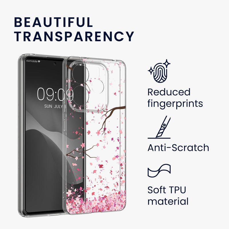 kwmobile Hülle kompatibel mit Xiaomi Redmi Note 14 5G Handyhülle mit Glas Schutzfolie