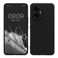 kwmobile Handyhülle kompatibel mit HONOR 300 Hülle - Handy Case aus weichem Silikon in Schwarz matt Schwarz matt  