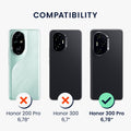 kwmobile Handyhülle für HONOR 300 Pro Hülle Silikon Case Schutzhülle Cover