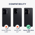 kwmobile Handyhülle für HONOR 300 Ultra Hülle - weiches Handy Silikon Case - Schutzhülle Cover