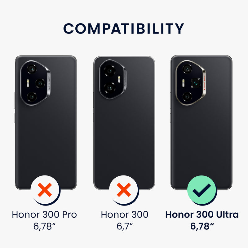 kwmobile Handyhülle für HONOR 300 Ultra Hülle - weiches Handy Silikon Case - Schutzhülle Cover