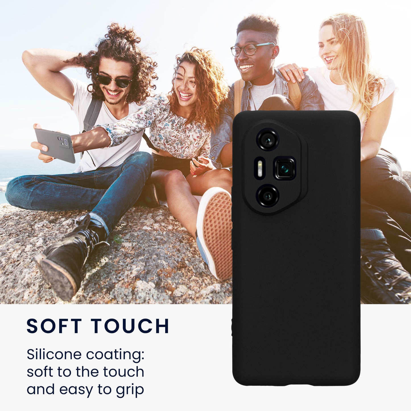 kwmobile Handyhülle für HONOR 300 Ultra Hülle - weiches Handy Silikon Case - Schutzhülle Cover