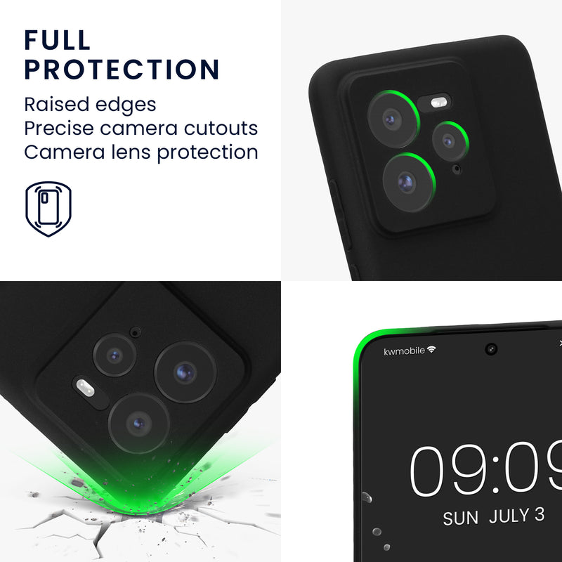 kwmobile Handyhülle für Realme GT 7 Pro Hülle - weiches Handy Silikon Case - Schutzhülle Cover
