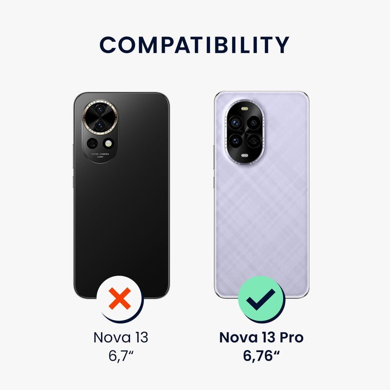 kwmobile Handyhülle für Huawei Nova 13 Pro Hülle - weiches Handy Silikon Case - Schutzhülle Cover