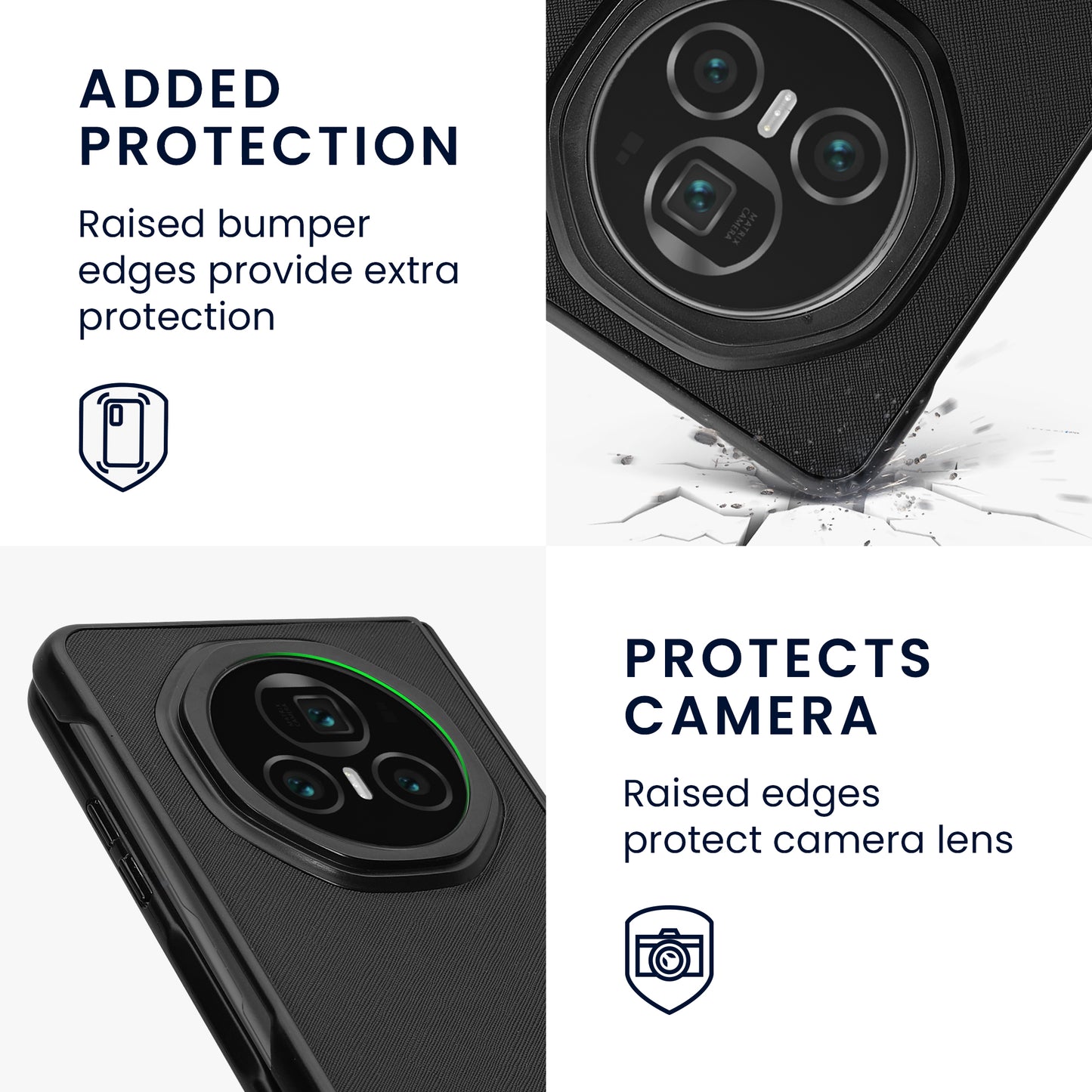 kwmobile Flip Hardcase kompatibel mit HONOR Magic V3 - Hülle für Foldable Handy - Handyhülle